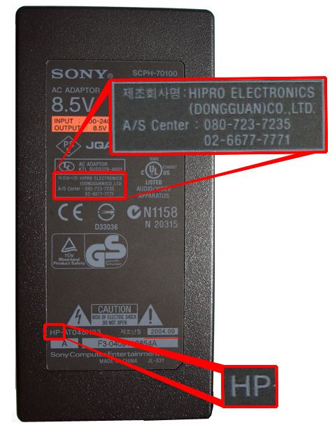 PlayStation®2 AC Adaptor PlayStation®2 AC Adaptor